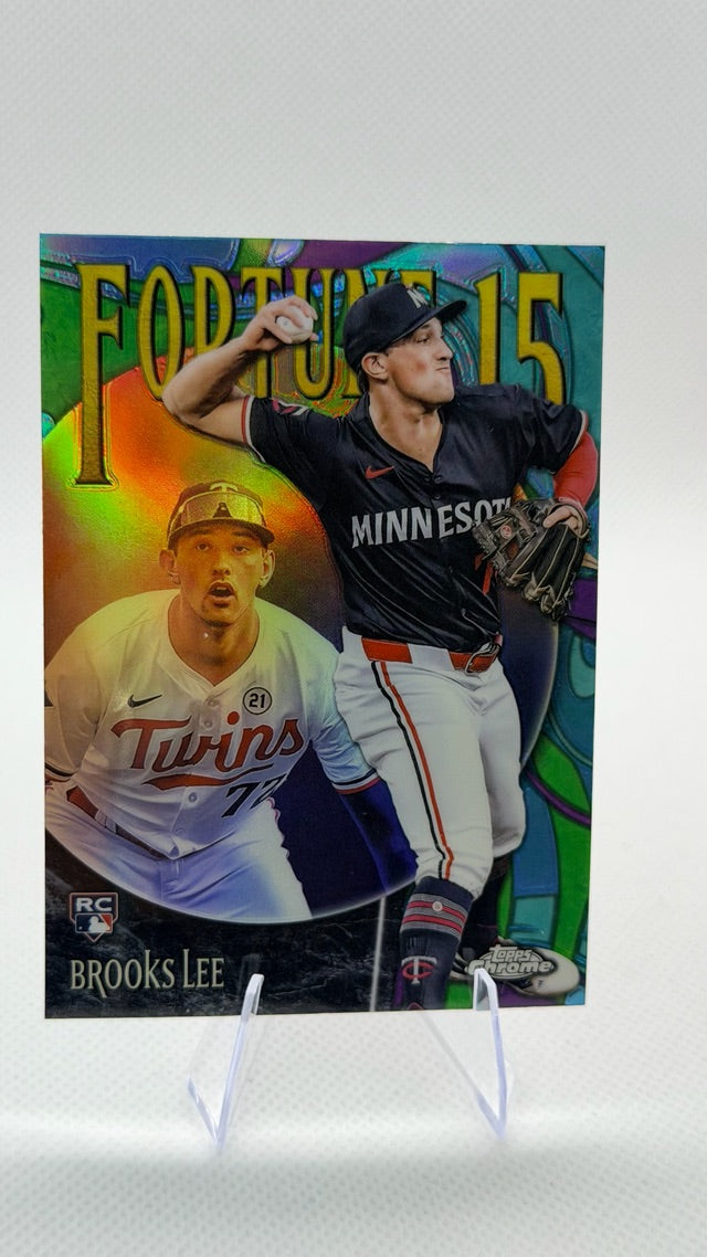 2025 Topps Chrome - Fortune 15 | Brooks Lee