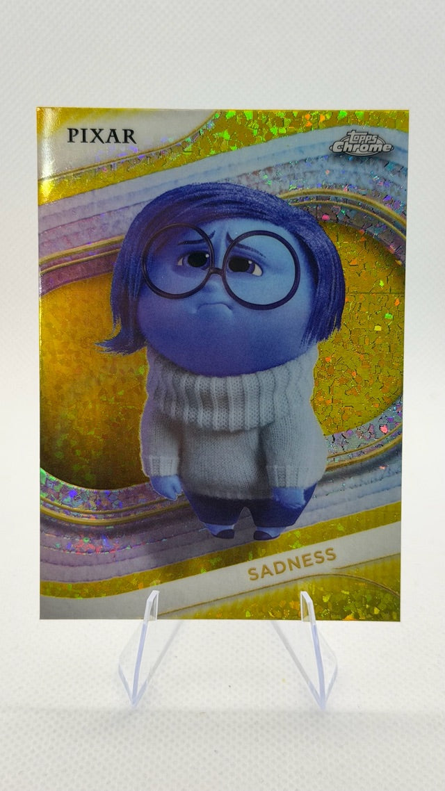 2025 Topps Chrome Disney - Yellow Mini-Diamonds | Sadness