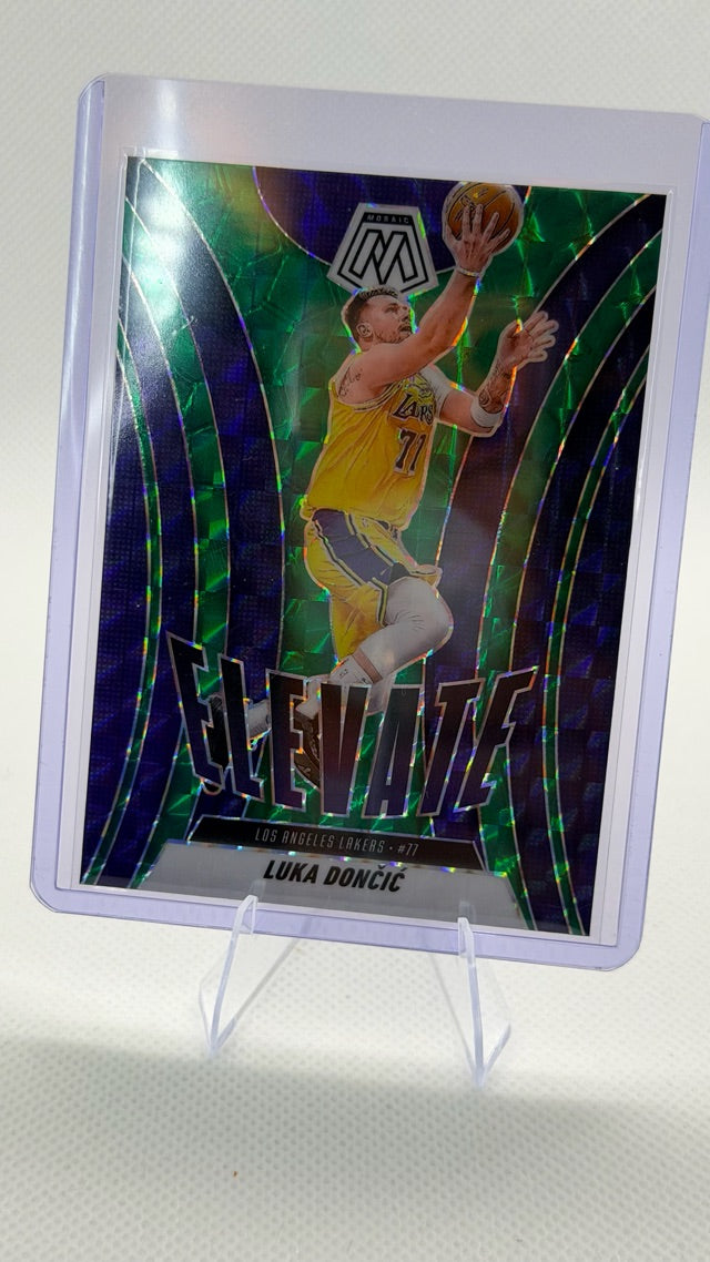 2024 Panini Mosaic - Elevate Mosaic Green | Luka Doncic
