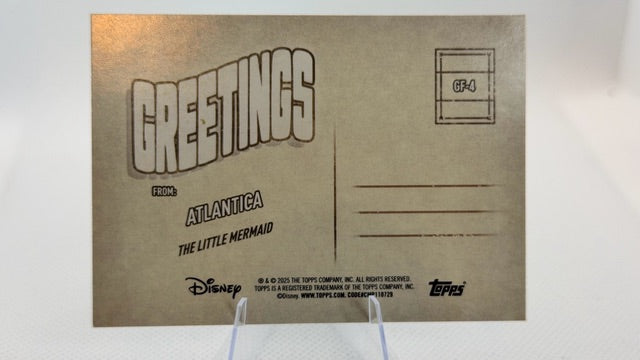 Atlantica 2025 Topps Topps Disney Wonder #GF-4 (front);Atlantica 2025 Topps Topps Disney Wonder #GF-4 (back)