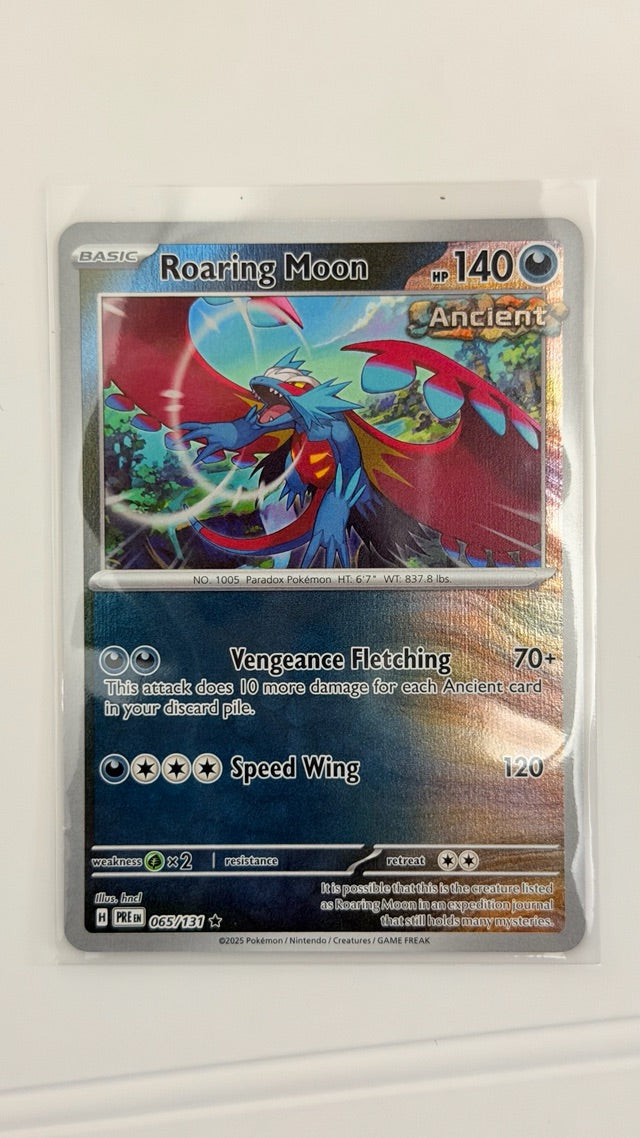 Roaring Moon (Master Ball Pattern) 2025 SV: Prismatic Evolutions #065/131