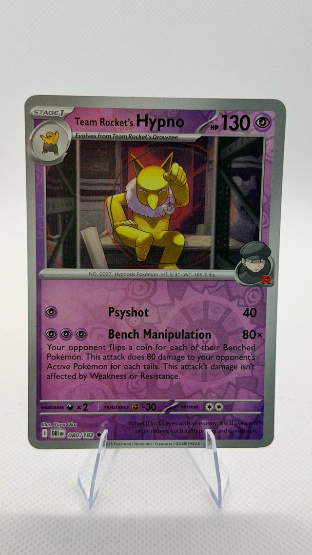 Team Rocket's Hypno 2025 SV10: Destined Rivals #080/182
