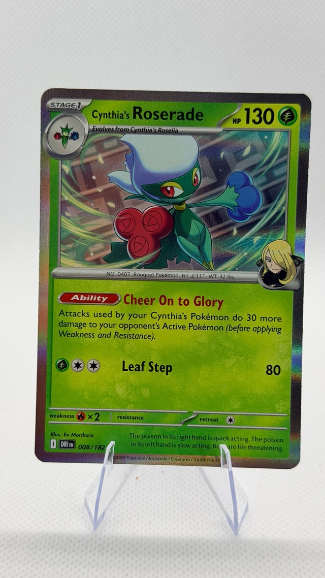 Cynthia's Roserade 2025 SV10: Destined Rivals #008/182