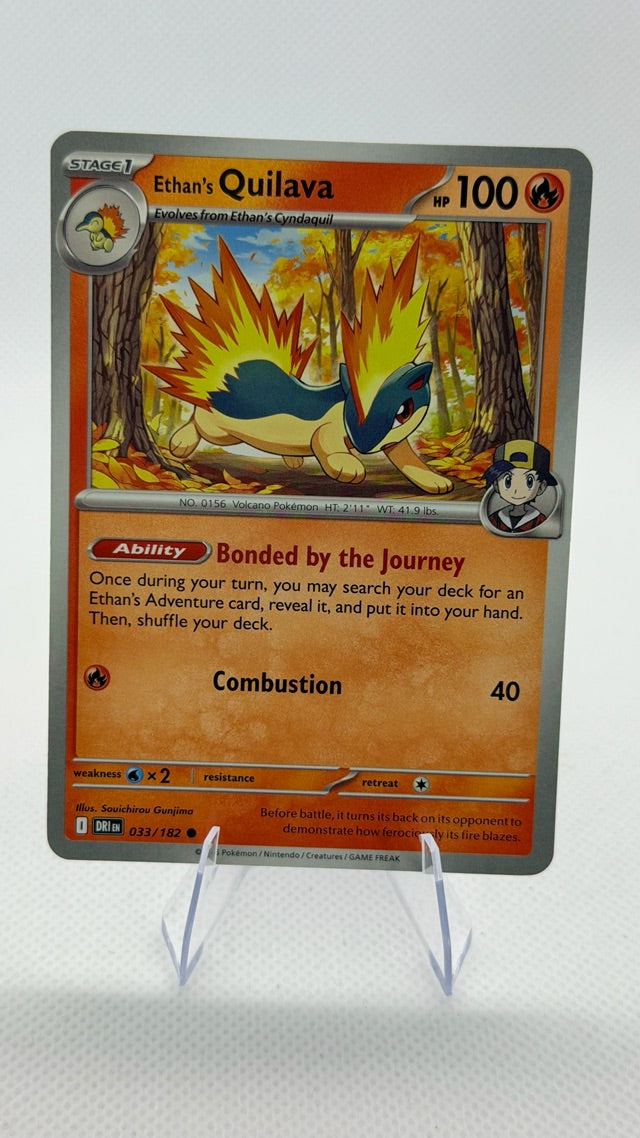 Ethan's Quilava 2025 SV10: Destined Rivals #033/182