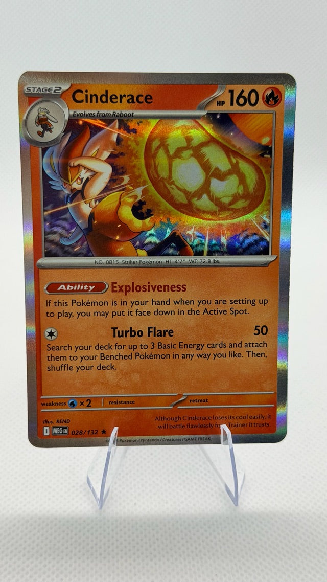Cinderace 2025 ME01: Mega Evolution #028/132