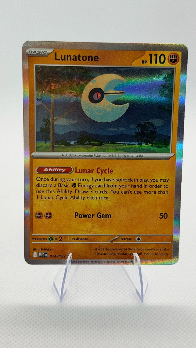 Lunatone 2025 ME01: Mega Evolution #074/132