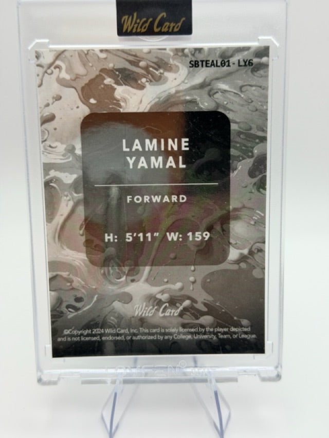 Lamine Yamal 2024 #SBTEAL-LY6 (front);Lamine Yamal 2024 #SBTEAL-LY6 (back)