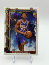 VJ Edgecombe 2025-26 Topps Topps Holiday #H163 (front);VJ Edgecombe 2025-26 Topps Topps Holiday #H163 (back)