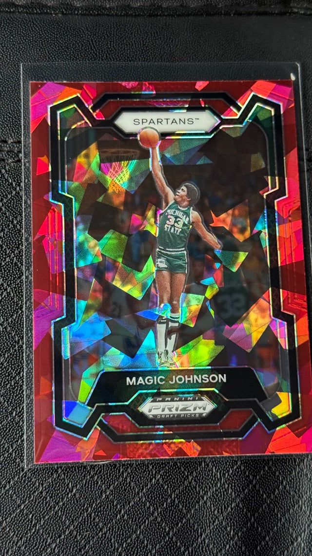 2024 Panini Prizm Draft Picks - Prizms Red Ice | Magic Johnson