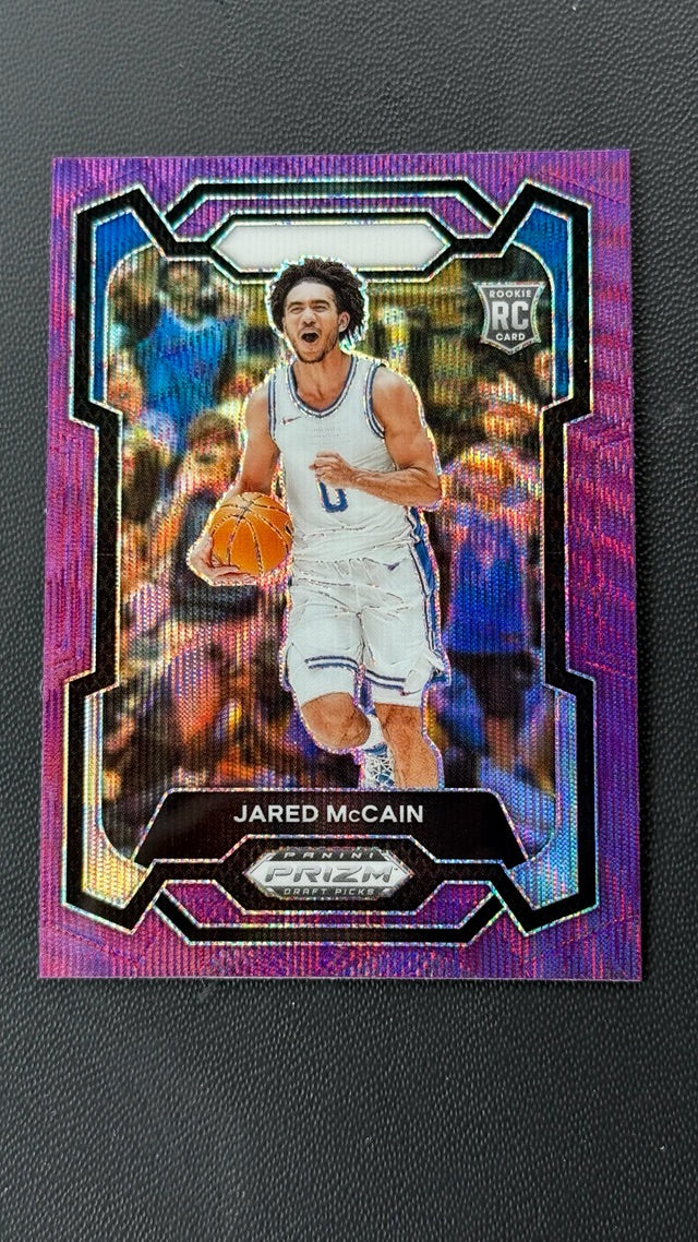 2024 Prizm Panini Prizm Draft Picks - Prizms Purple Wave | Jared McCain