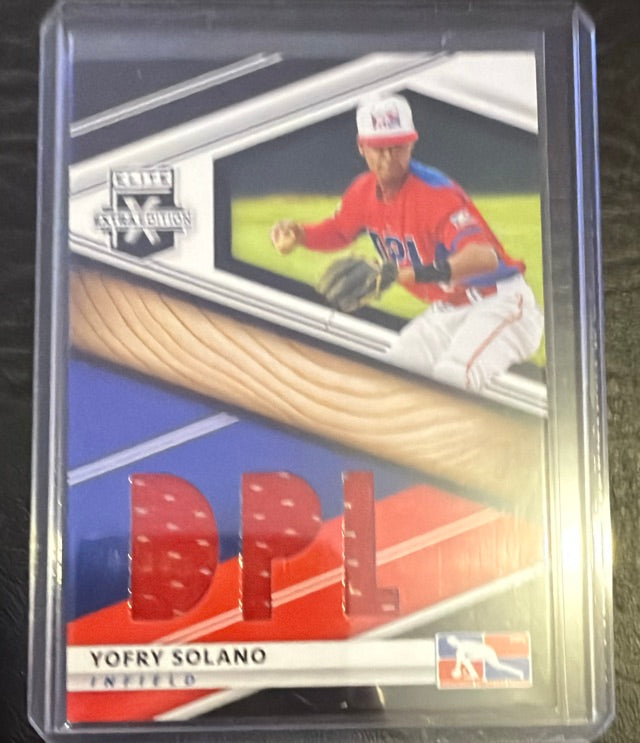 2020 Panini Elite Extra Edition - DPL Material Black | Yofry Solano