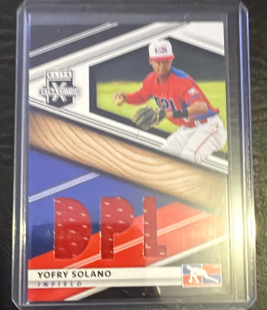 2020 Panini Elite Extra Edition - DPL Material Black | Yofry Solano