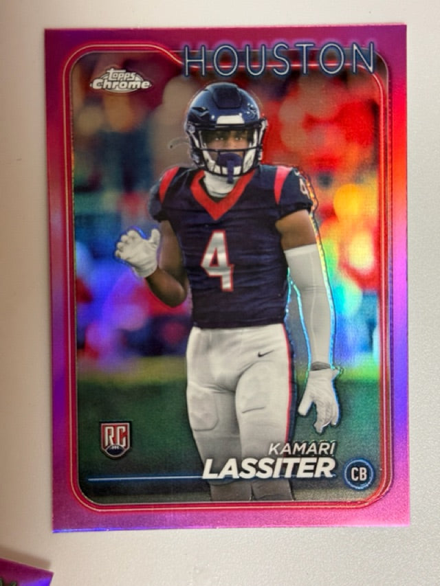 2024 Topps Chrome - Pink Refractor | Kamari Lassiter