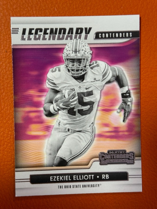 2021 Panini Contenders Draft Picks - Legendary Contenders | Ezekiel Elliott