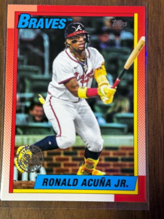 2025 Topps 1990 Topps Baseball 35th Anniversary (Series One) | Ronald AcuÃƒÂ±a Jr.