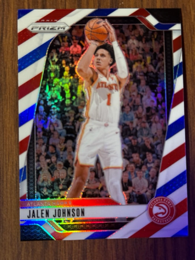 2024 Prizm Panini Prizm - Prizms Red White and Blue | Jalen Johnson