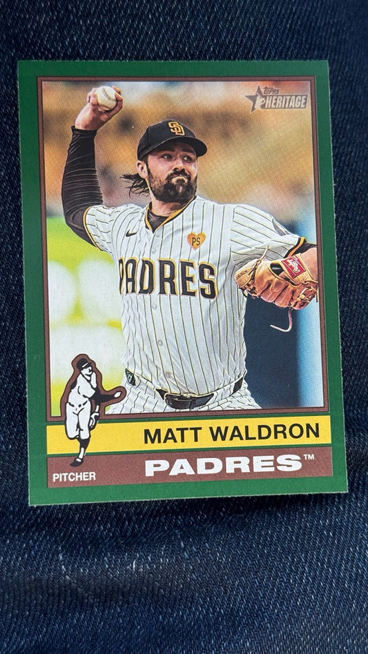 2025 Topps Heritage - Dark Green | Matt Waldron