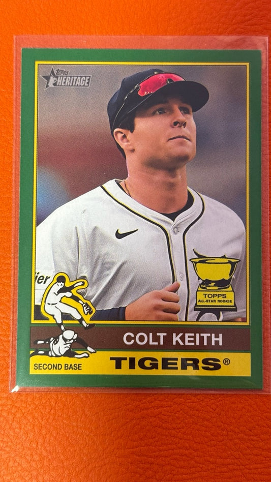 2025 Topps Heritage - Dark Green | Colt Keith