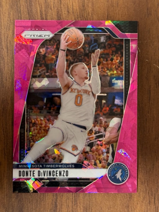2024 Prizm Panini Prizm - Prizms Pink Ice | Donte DiVincenzo