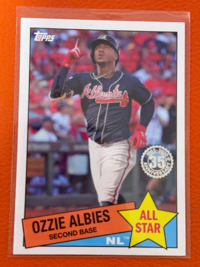 2020 Topps 1985 Topps Baseball 35th Anniversary All-Stars | Ozzie Albies