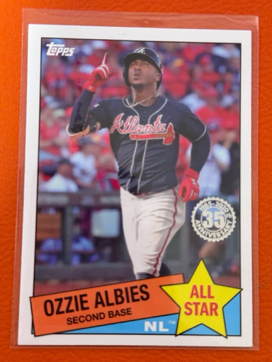 2020 Topps 1985 Topps Baseball 35th Anniversary All-Stars | Ozzie Albies