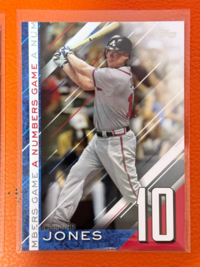 2020 Topps Update - A Numbers Game | Chipper Jones
