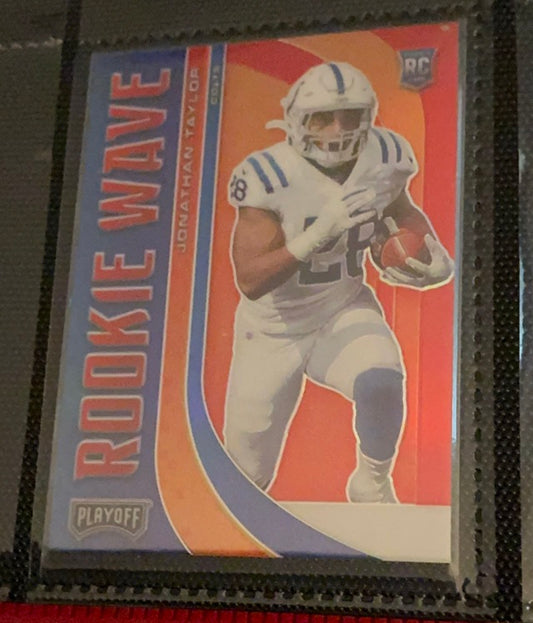 2020 Panini Playoff - Rookie Wave Red | Jonathan Taylor