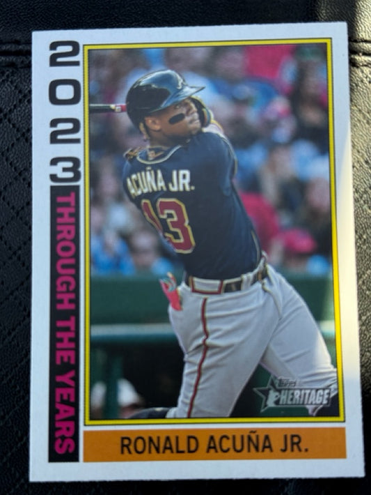 2025 Topps Heritage - Through the Years | Ronald AcuÃƒÂ±a Jr.