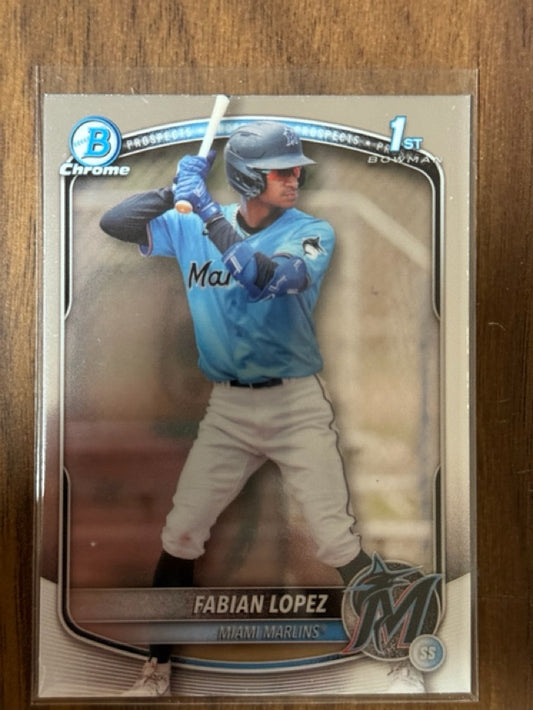 2025 Bowman Chrome Prospects | Fabian Lopez