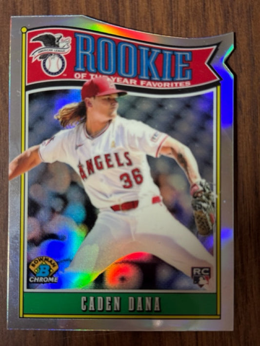 2025 Bowman Rookie of the Year Favorites | Caden Dana