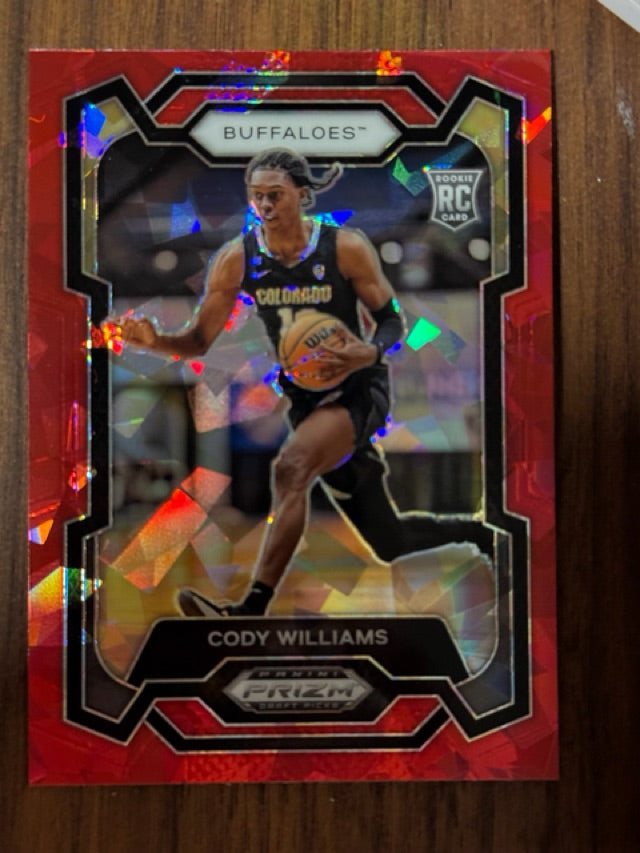 2024 Panini Prizm Draft Picks - Prizms Red Ice | Cody Williams