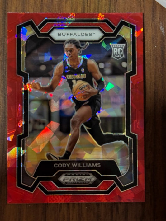 2024 Panini Prizm Draft Picks - Prizms Red Ice | Cody Williams