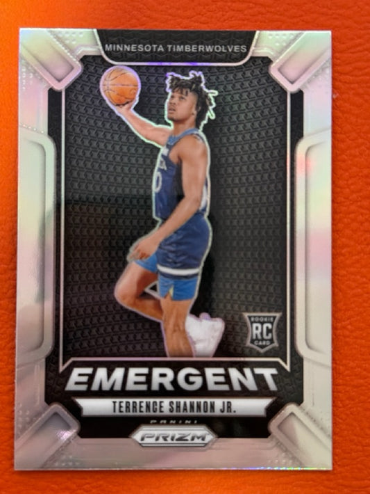 2024 Panini Prizm - Emergent Prizms Silver | Terrence Shannon Jr.