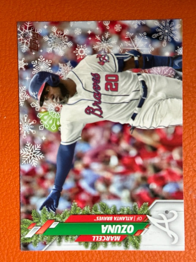 2020 Topps Holiday | Marcell Ozuna