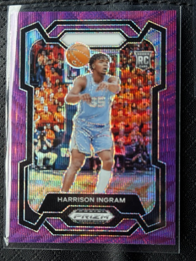 2024 Prizm Panini Prizm Draft Picks - Prizms Purple Wave | Harrison Ingram