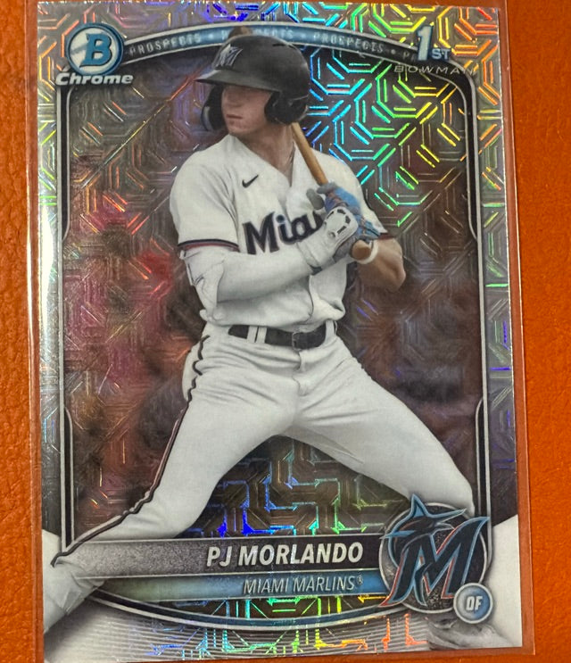 2025 Bowman Chrome Prospects Mega Refractor | PJ Morlando