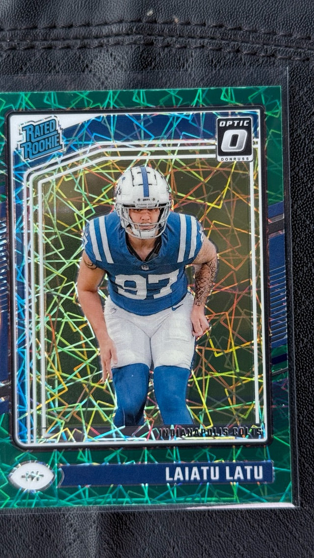 2024 Optic Donruss Optic - Green Velocity | Laiatu Latu