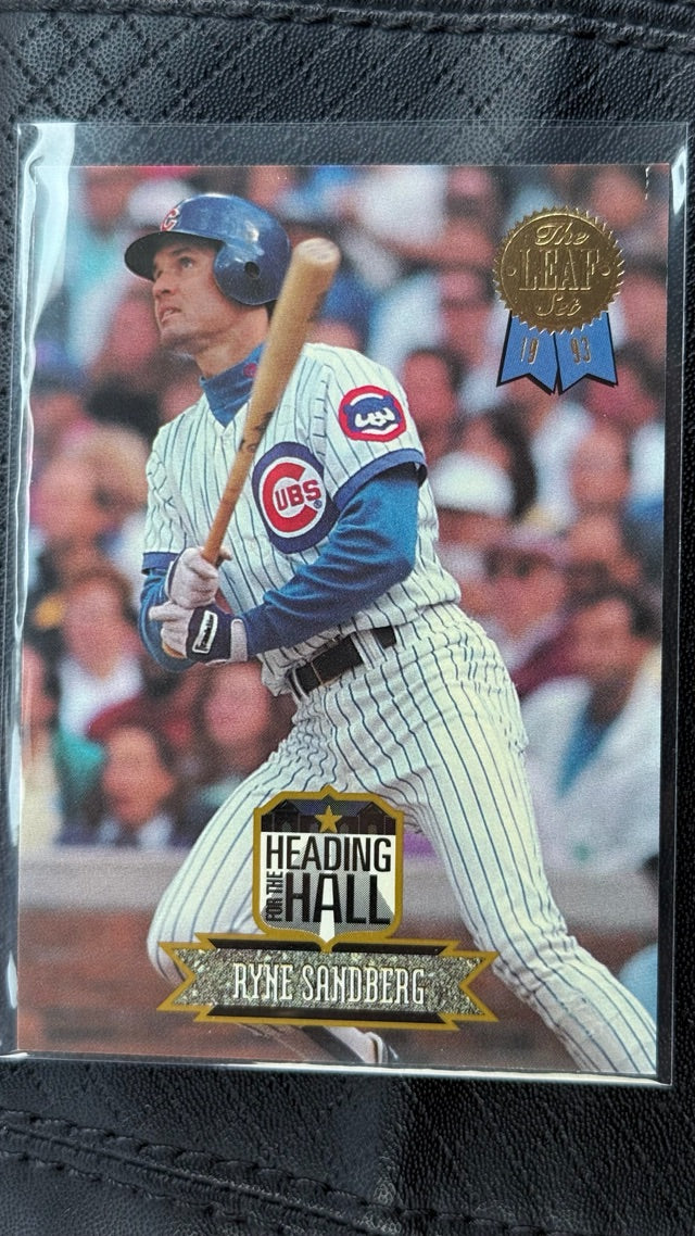 1993 Leaf 1993 Leaf - Heading for the Hall | Ryne Sandberg