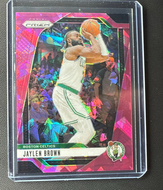 2024 Panini Prizm - Prizms Pink Ice | Jaylen Brown