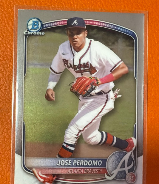 2025 Bowman Chrome Prospects | Jose Perdomo