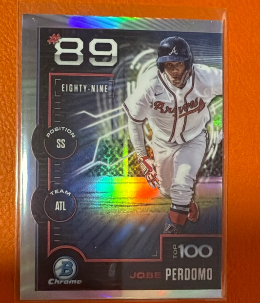 2025 Bowman Bowman Scouts Top 100 | Jose Perdomo