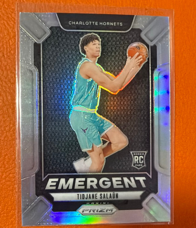 2024 Prizm Panini Prizm - Emergent Prizms Silver | Tidjane Salaun