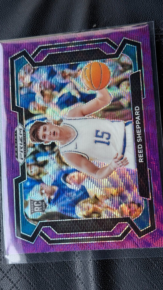 2024 Panini Prizm Draft Picks - Prizms Purple Wave | Reed Sheppard
