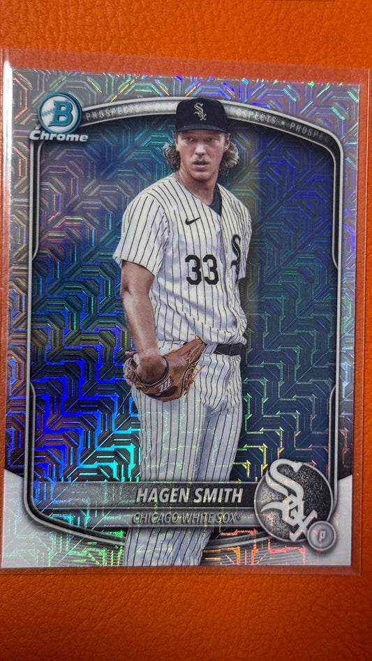 2025 Bowman Chrome Prospects Mojo Refractor | Hagen Smith