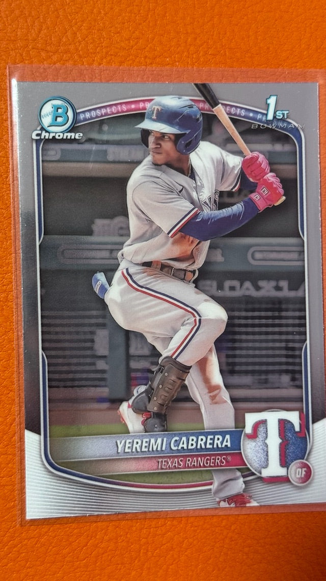 2025 Bowman Chrome Prospects | Yeremi Cabrera