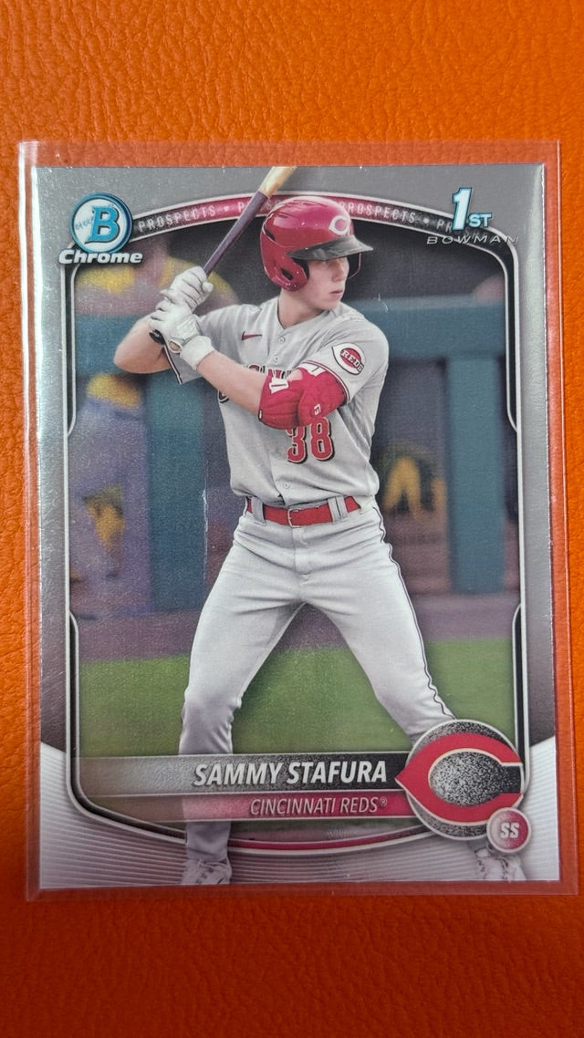 2025 Bowman Chrome Prospects | Sammy Stafura