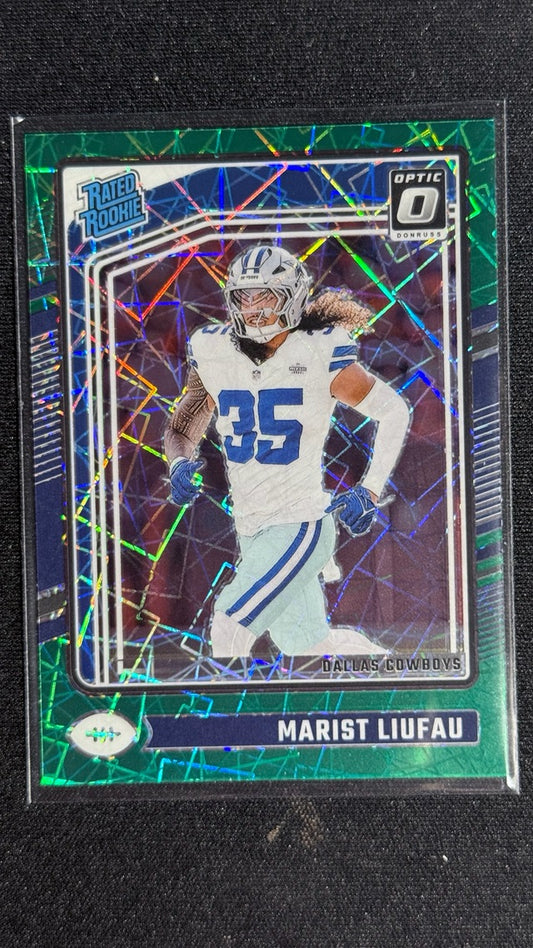 2024 Donruss Optic - Green Velocity | Marist Liufau