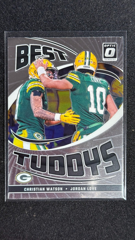 2024 Optic Donruss Optic - Best Tuddys | Christian Watson / Jordan Love