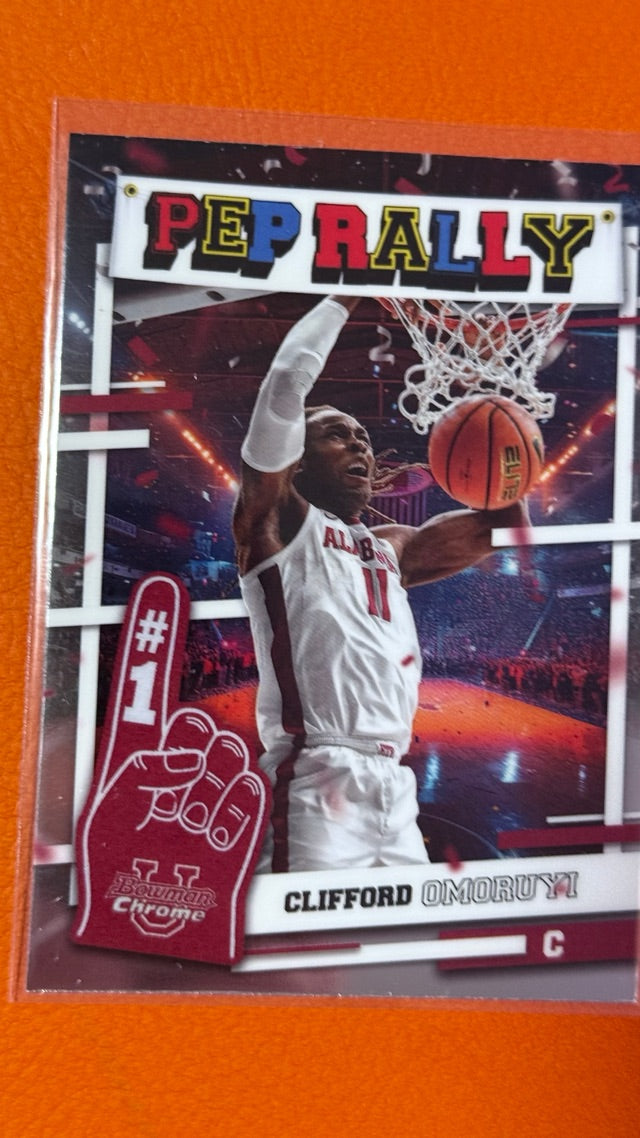 2024 Bowman University Chrome - Pep Rally | Clifford Omoruyi