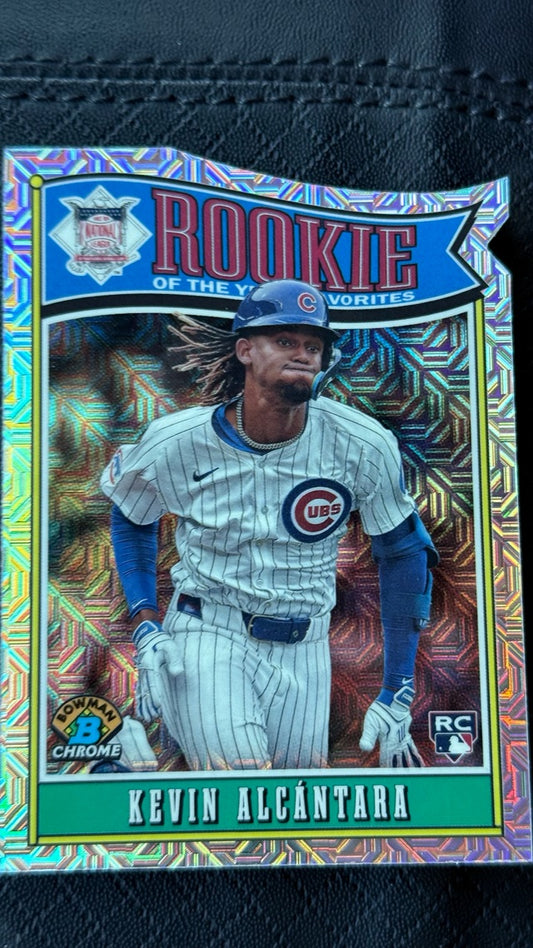 2025 Bowman Rookie of the Year Favorites Mojo Refractor | Kevin AlcÃƒÂ¡ntara
